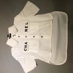 C JENNIE DKWTD White Button Down Shirt